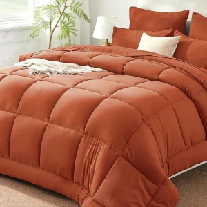 7 Pieces Comforter Sets - Bed in a Bag, All Season