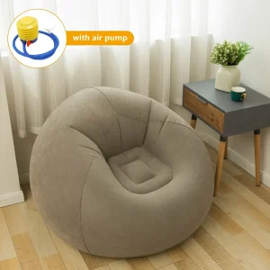 Large Inflatable Sofa PVC Lounger Seat  Pouf Puff Couch