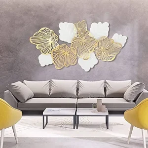 Outdoor 3D Metal Wall Décor Art Leaves – Handmade Wall Decoration