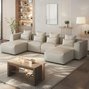 Living Room Convertible Modular Sofa